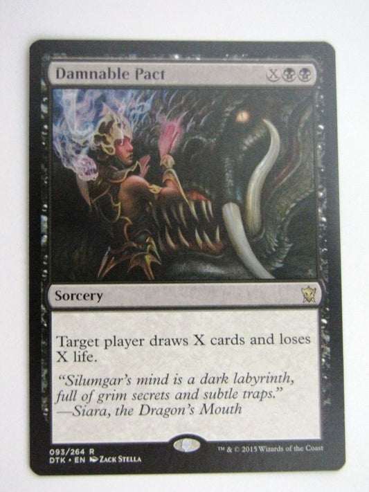MTG Magic Cards: DAMNABLE PACT # 36G89