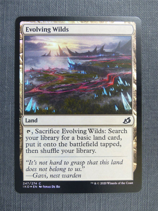 Evolving Wilds Foil - IKO Mtg Card