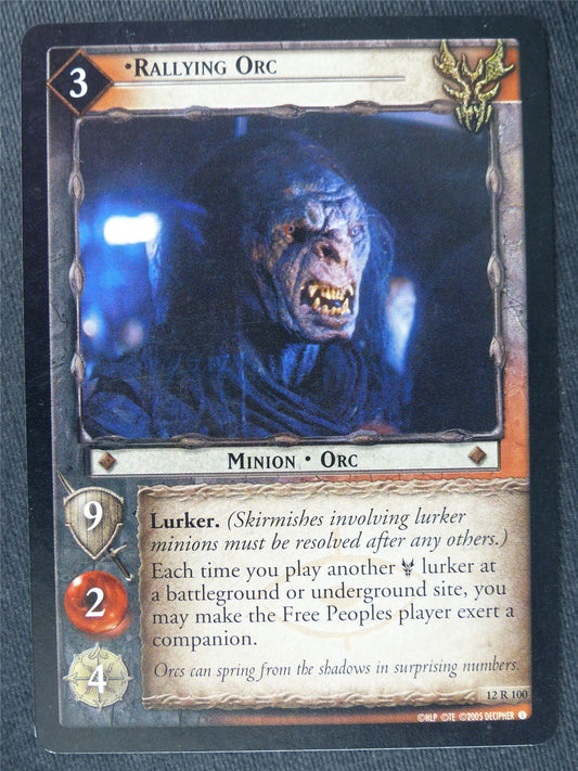 Rallying Orc 12 R 100 - LotR Cards #N0