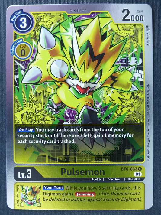 Pulsemon BT6-033 R - Digimon Card #26M