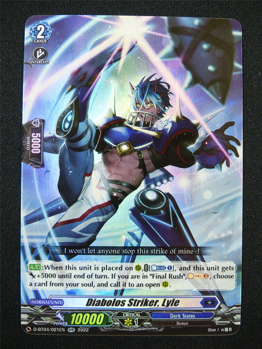 Diabolos Striker Lyle D-BT04 RR - Vanguard Card #30R