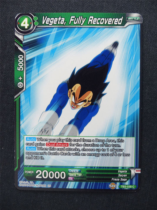 Vegeta Fully Restored - Dragon Ball Super Cards #CZ