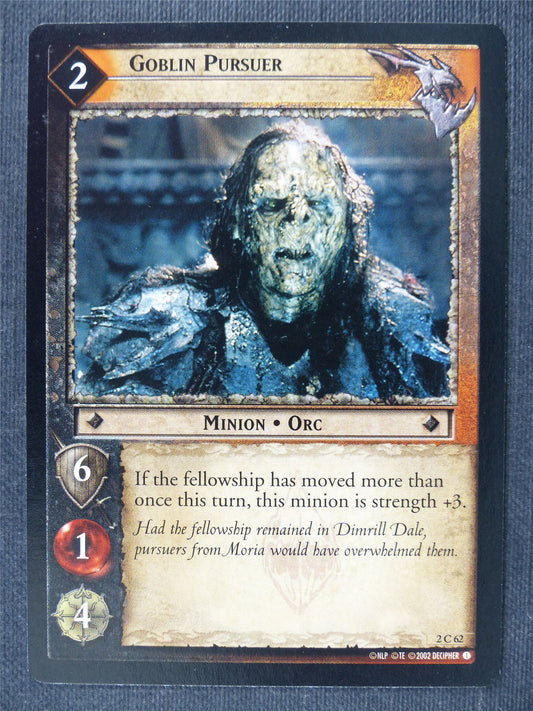 Goblin Pursuer 2 C 62 - LotrR Cards #3E5