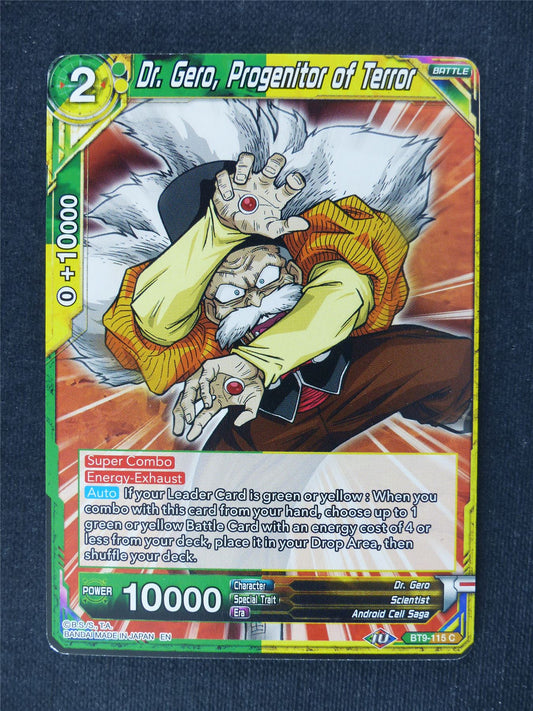 Dr. Gero Progenitor of Terror - Dragon Ball Super Cards #G8