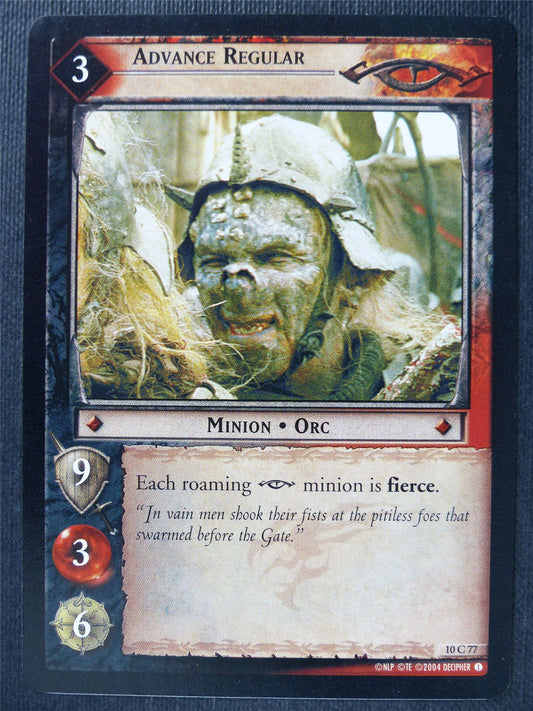 Advance Regular 10 C 77 - LotR Card #3JQ