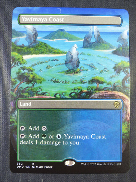 Yavimaya Coast Borderless - Dominaria United Mtg Card #7CG