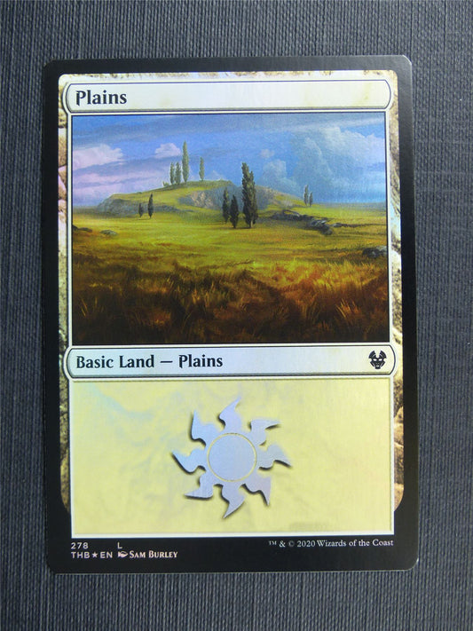 Plains 278 Foil - Theros Collector Ed - Mtg Magic Cards #3OG