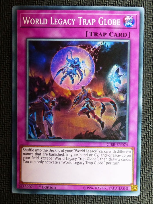 World Legacy Trap Globe - CIBR - Super Rare - Yugioh Card # 1I79