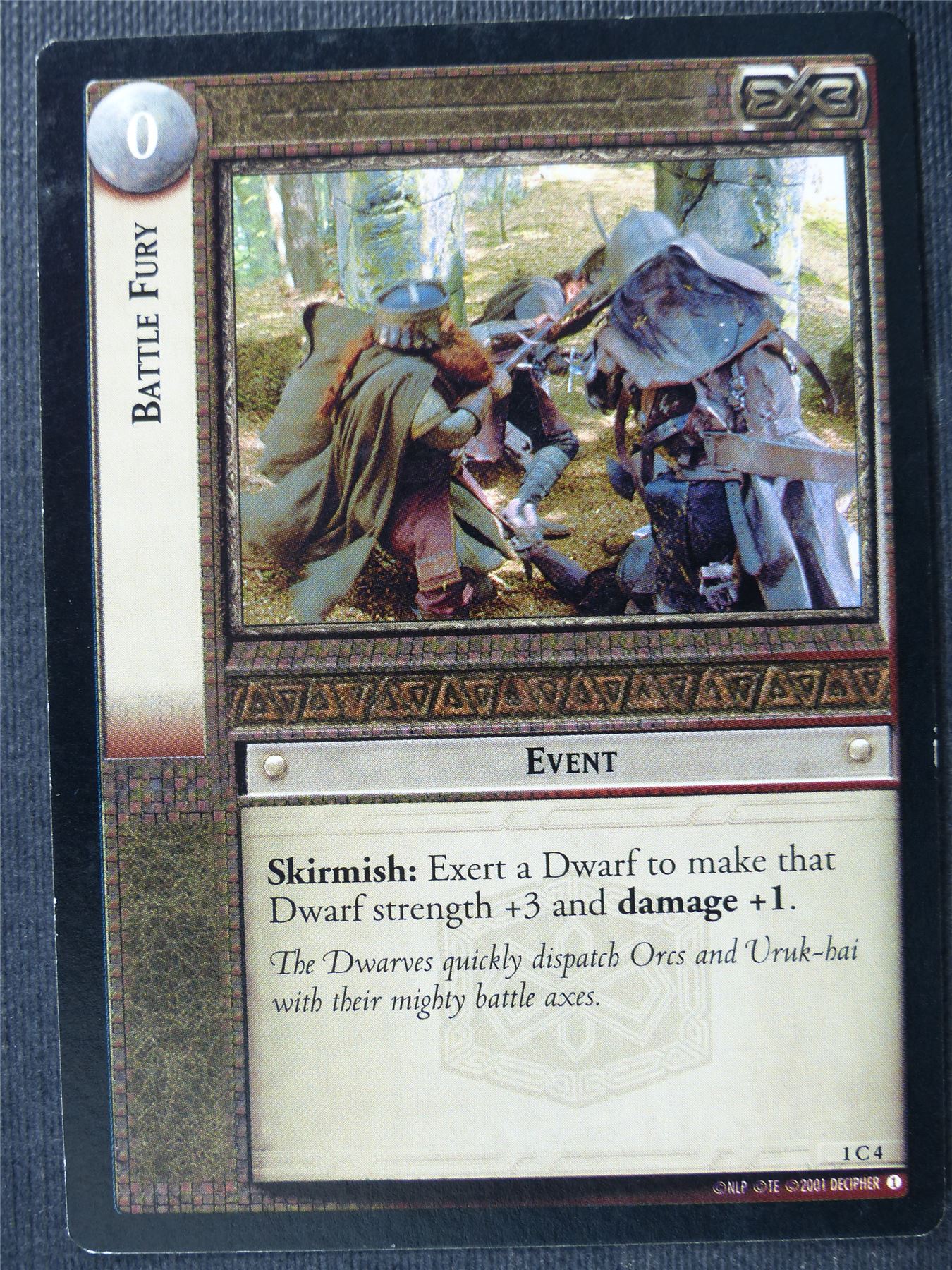 Battle Fury 1 C 4 - LotR Card #49X