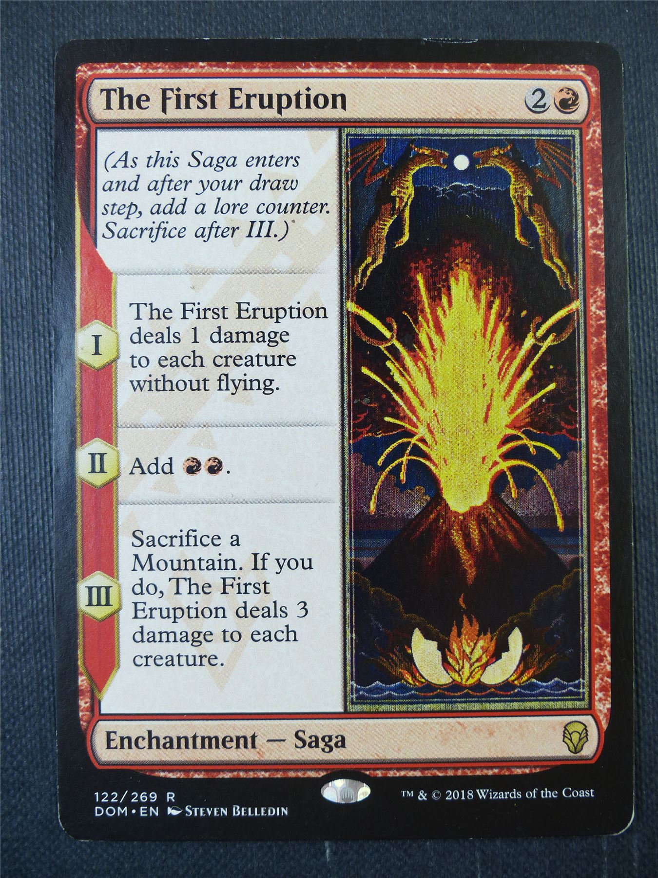 The First Eruption - Mtg Card #90X
