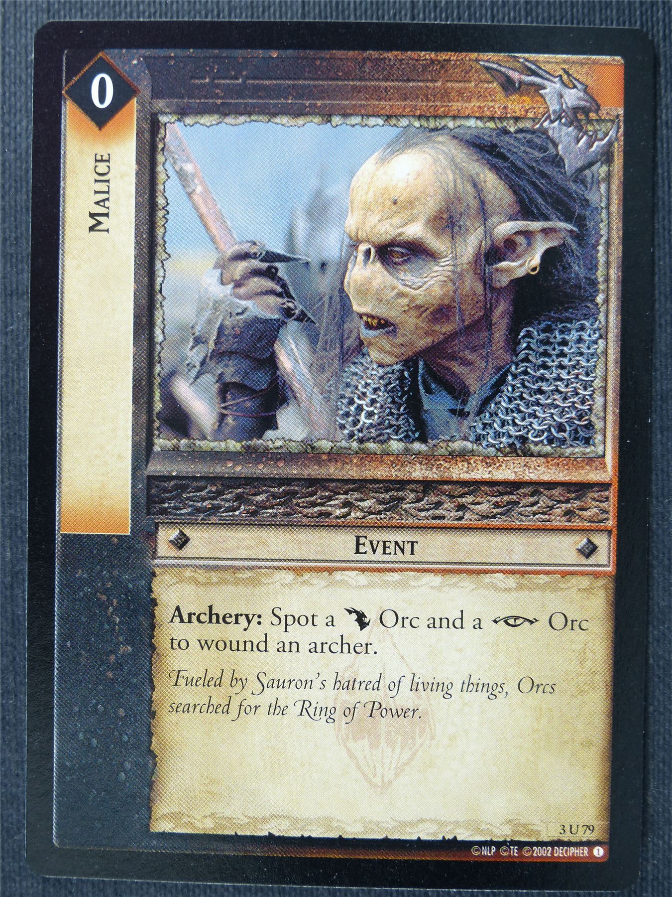 Malice 3 U 79 - LotR Cards #307