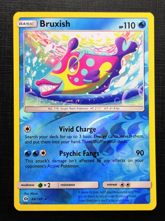 Pokemon Cards: BRUXISH 48/149 REVERSE HOLO # 25A67