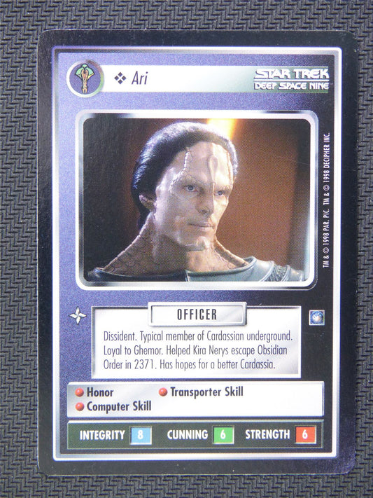 Ari Black Border - Star Trek CCG Deep Space Nine #50Z