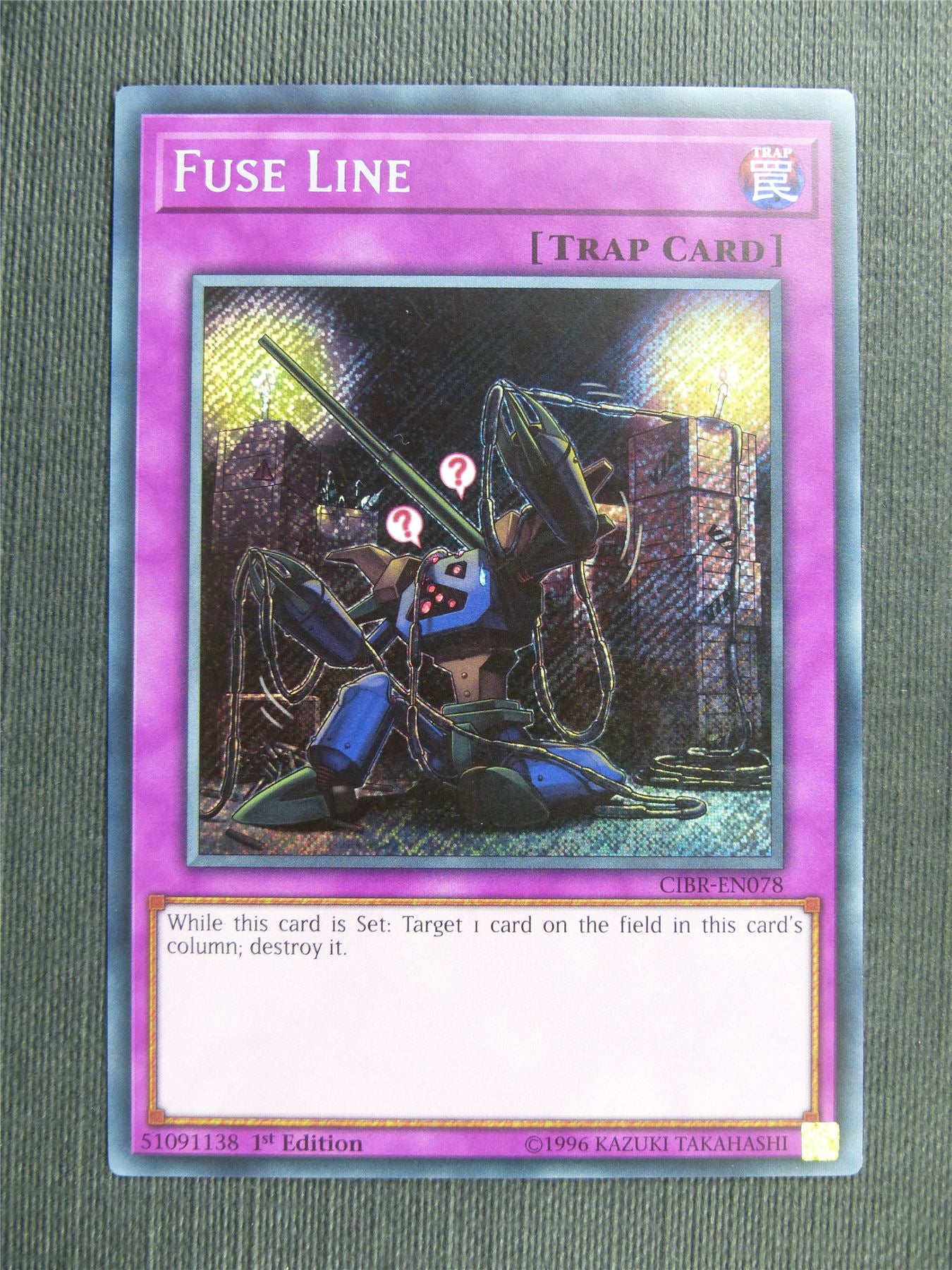 Fuse Line CIBR Secret Rare - 1st ed - Yugioh Cards