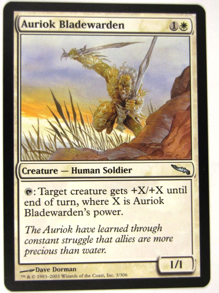 MTG Magic: the Gathering Cards: AURIOK BLADEWARDEN: MRD