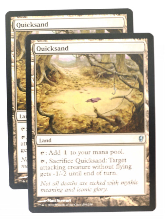 Mtg - Conspiracy - 2x Quicksand