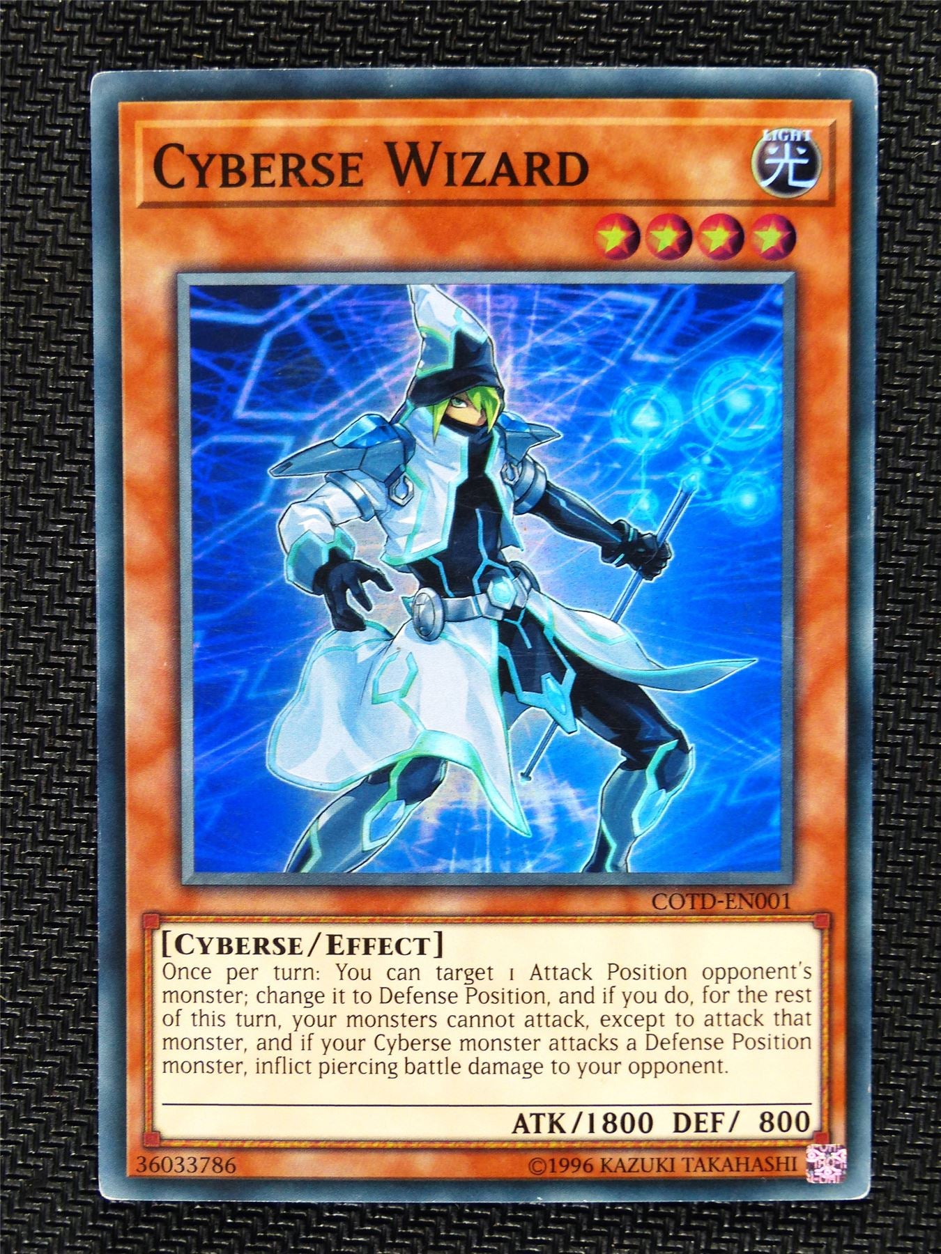 Cyberse Wizard - COTD - Super Rare - Yugioh Card # 1B39