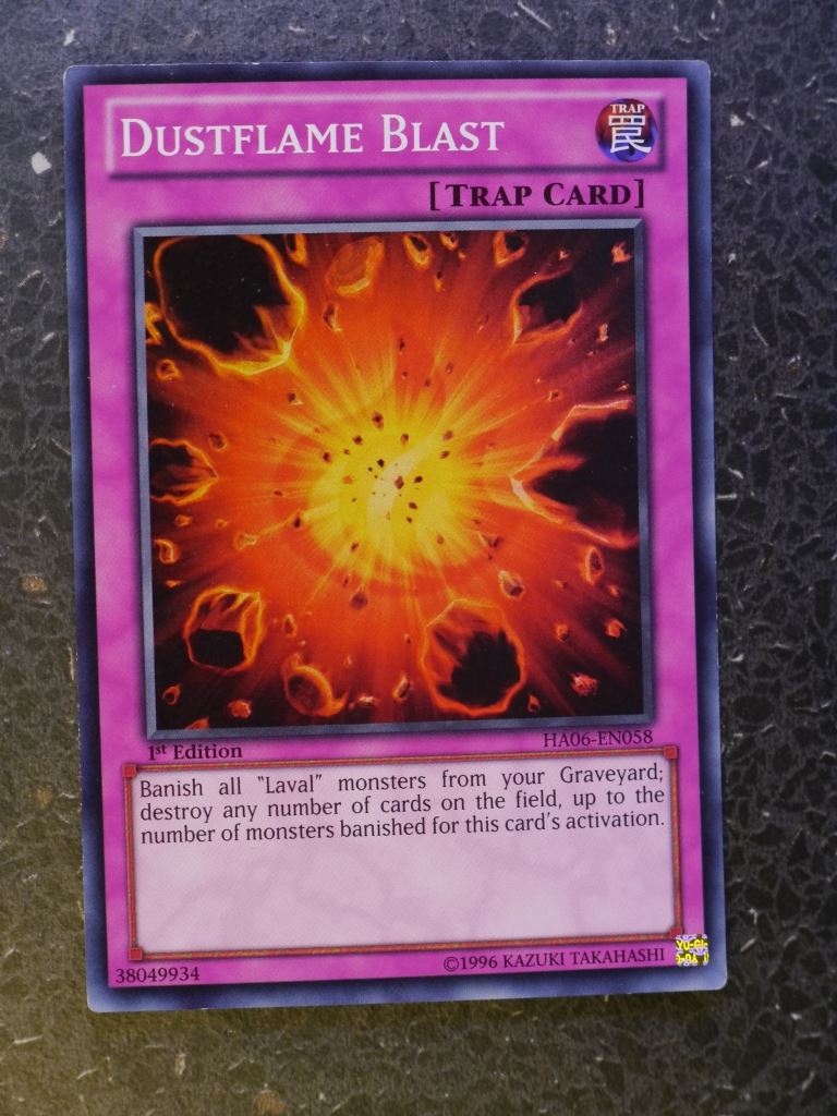 Yugioh Cards: DUSTFLAME BLAST HA06 SUPPER RARE # 3H52