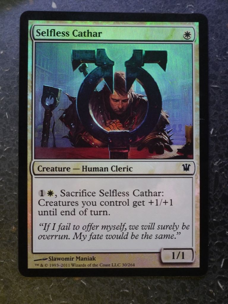 MTG Magic Cards: SELFLESS CATHAR FOIL # 4I74