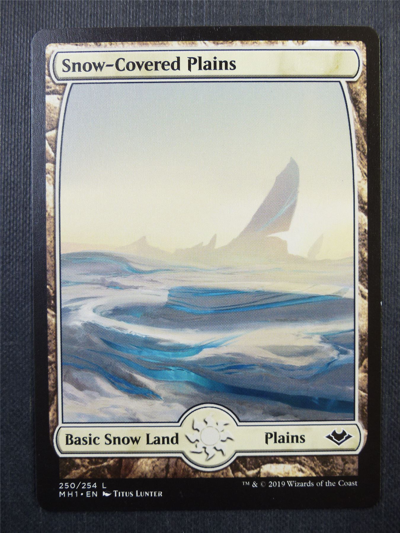 Snow-Covered Plains 250/254 Full Art - Mtg Card #415