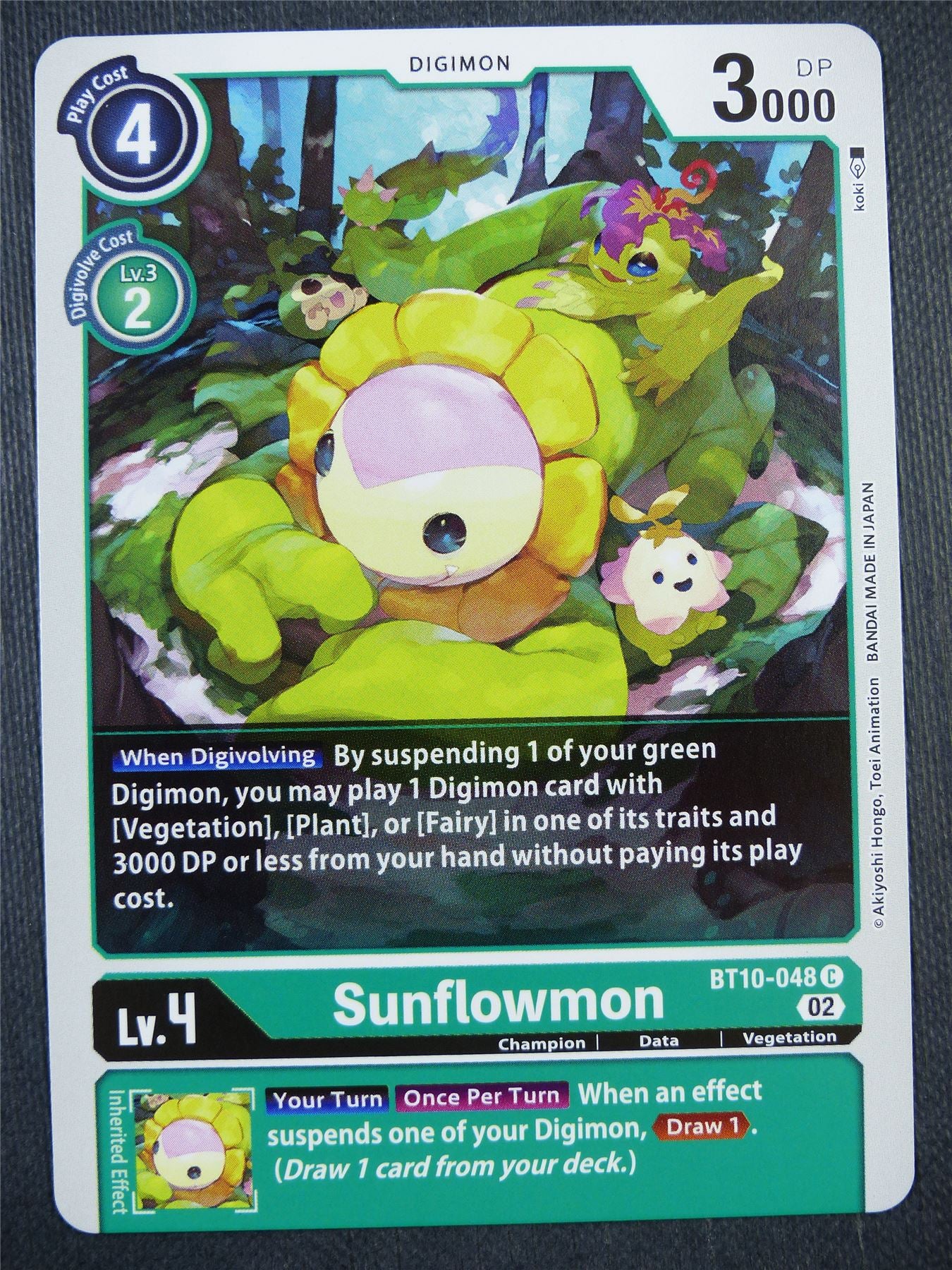 Sunflowmon BT10-048 - Xros Encounter - Digimon Card #99A