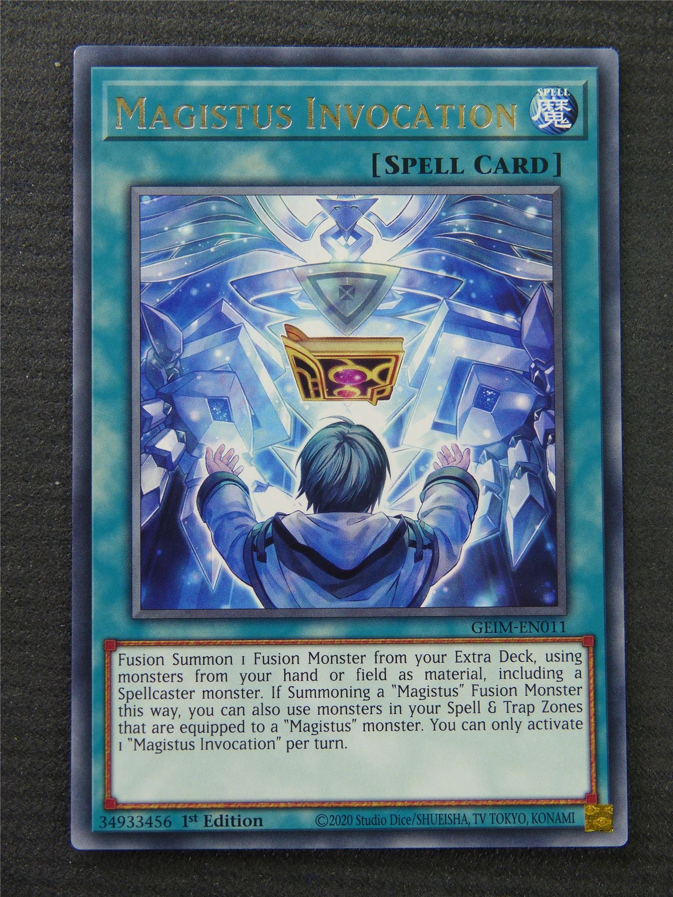 Magistus Invocation GEIM Rare - 1st Edition - Yugioh Card #1PN