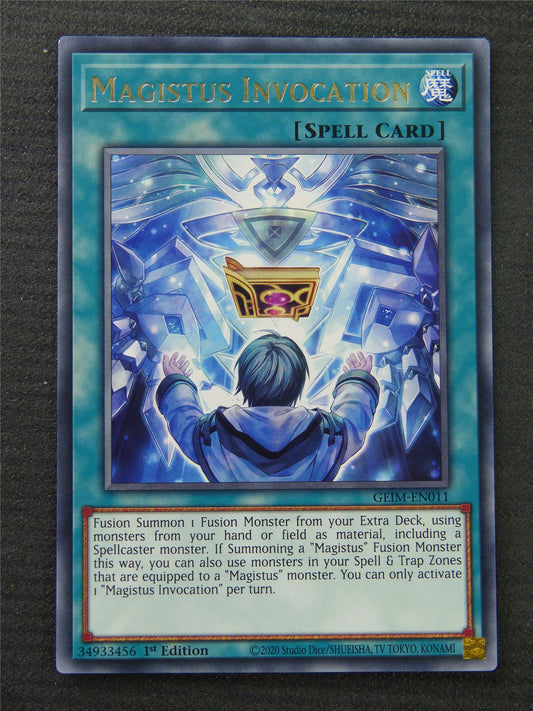 Magistus Invocation GEIM Rare - 1st Edition - Yugioh Card #1PN