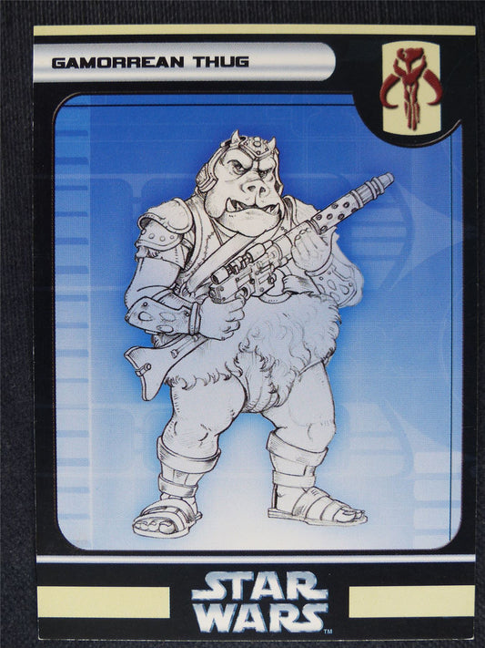 Gamorrean Thug - Star Wars Miniatures Spare Cards #6G