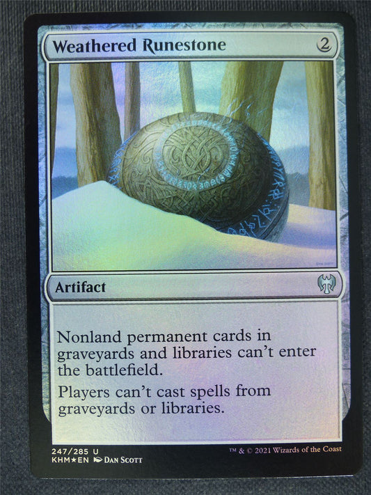 Weathered Runestone Foil