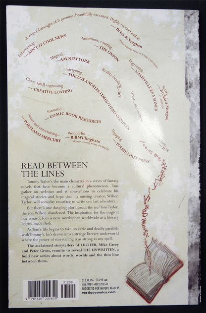 the Unwritten - Vertigo Graphic Softback #13L