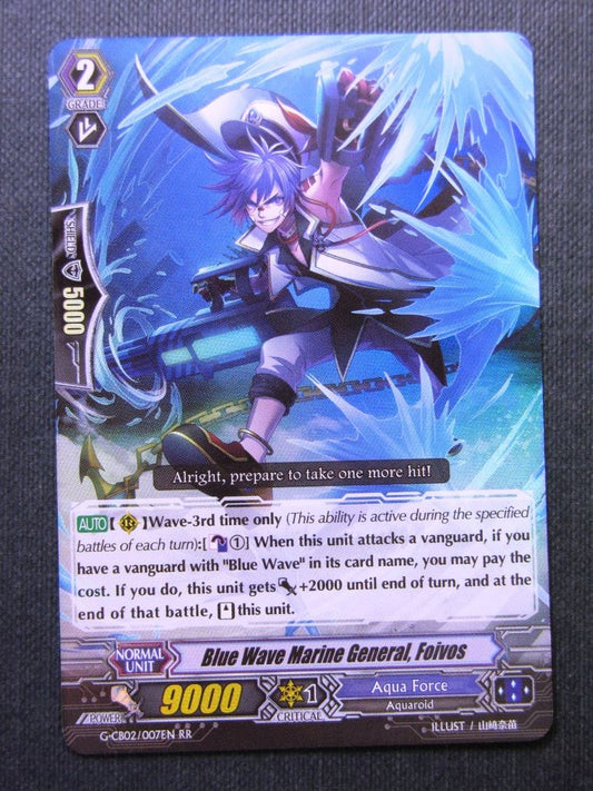 Blue Wave Marine General Foivos G-CB02 RR - Vanguard Cards #IH