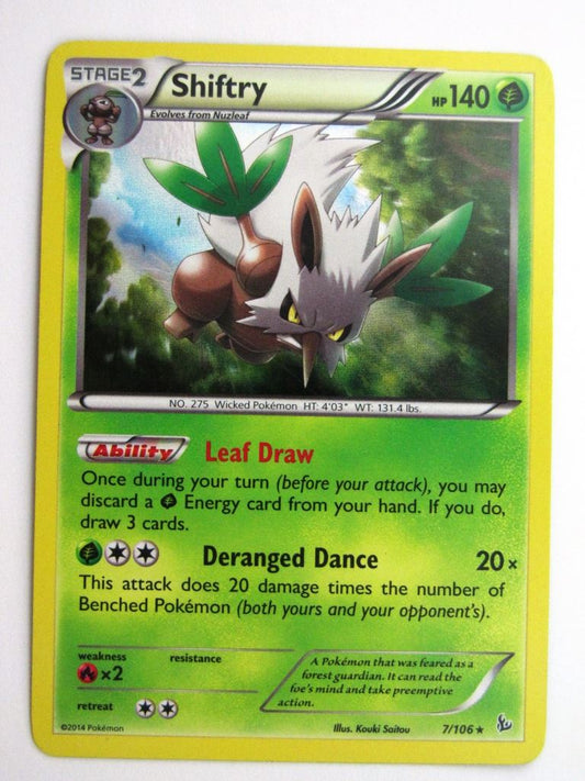 Pokemon Cards: SHIFTRY 7/106 HOLO # 25I76