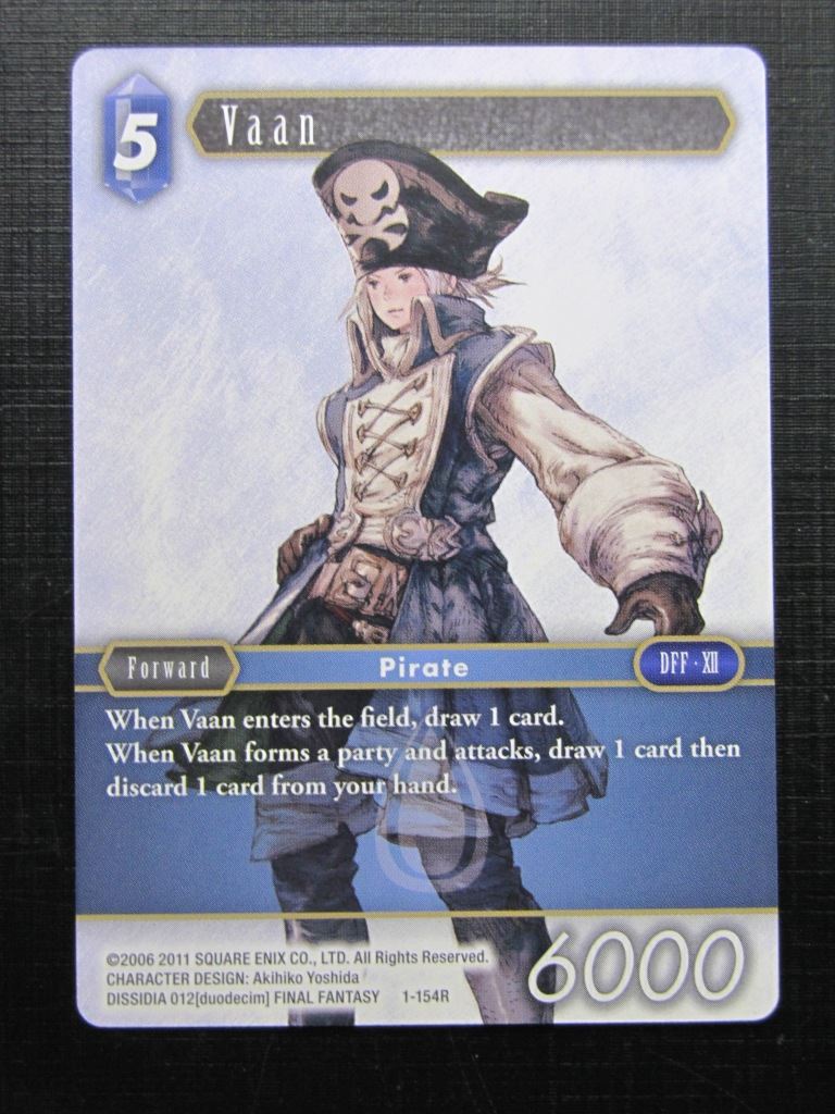 Final Fantasy Cards: VAAN 1-154R # 24F79