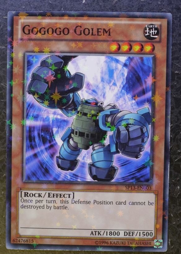 Yugioh Cards: GOGOGO GOLEM SP13 STARFOIL # 2I29