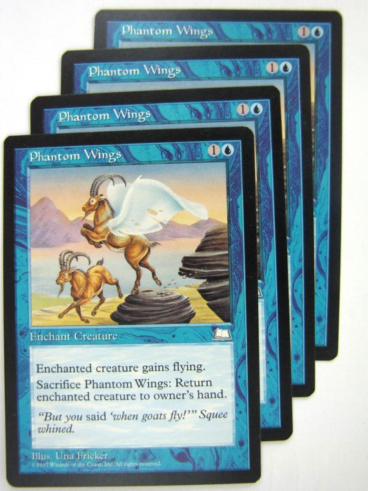 MTG Magic Cards: PHANTOM WINGS x4 # 8F32