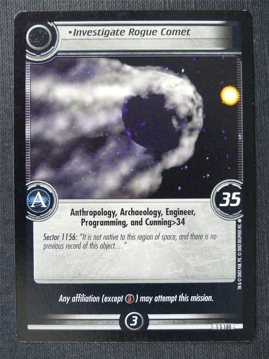 Investigate Rogue Comet - Star Trek Cards #WF