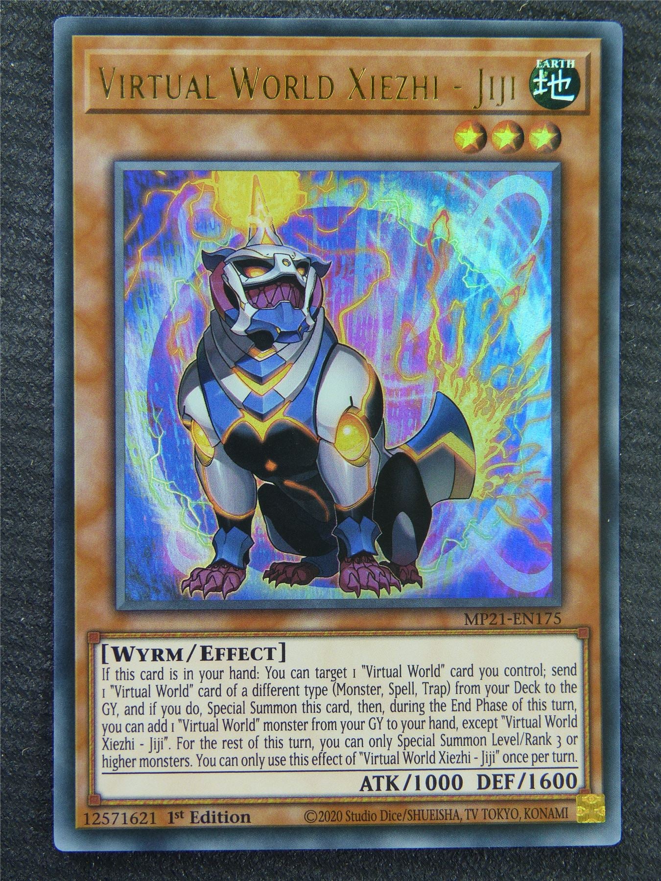 Virtual World Xiezhi - Jiji MP21 Ultra Rare - 1st ed - Yugioh Card #8QA