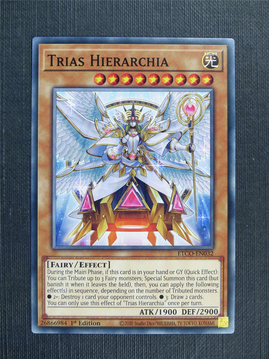 Trias Hierarchia - ETCO - 1st ed Yugioh Card