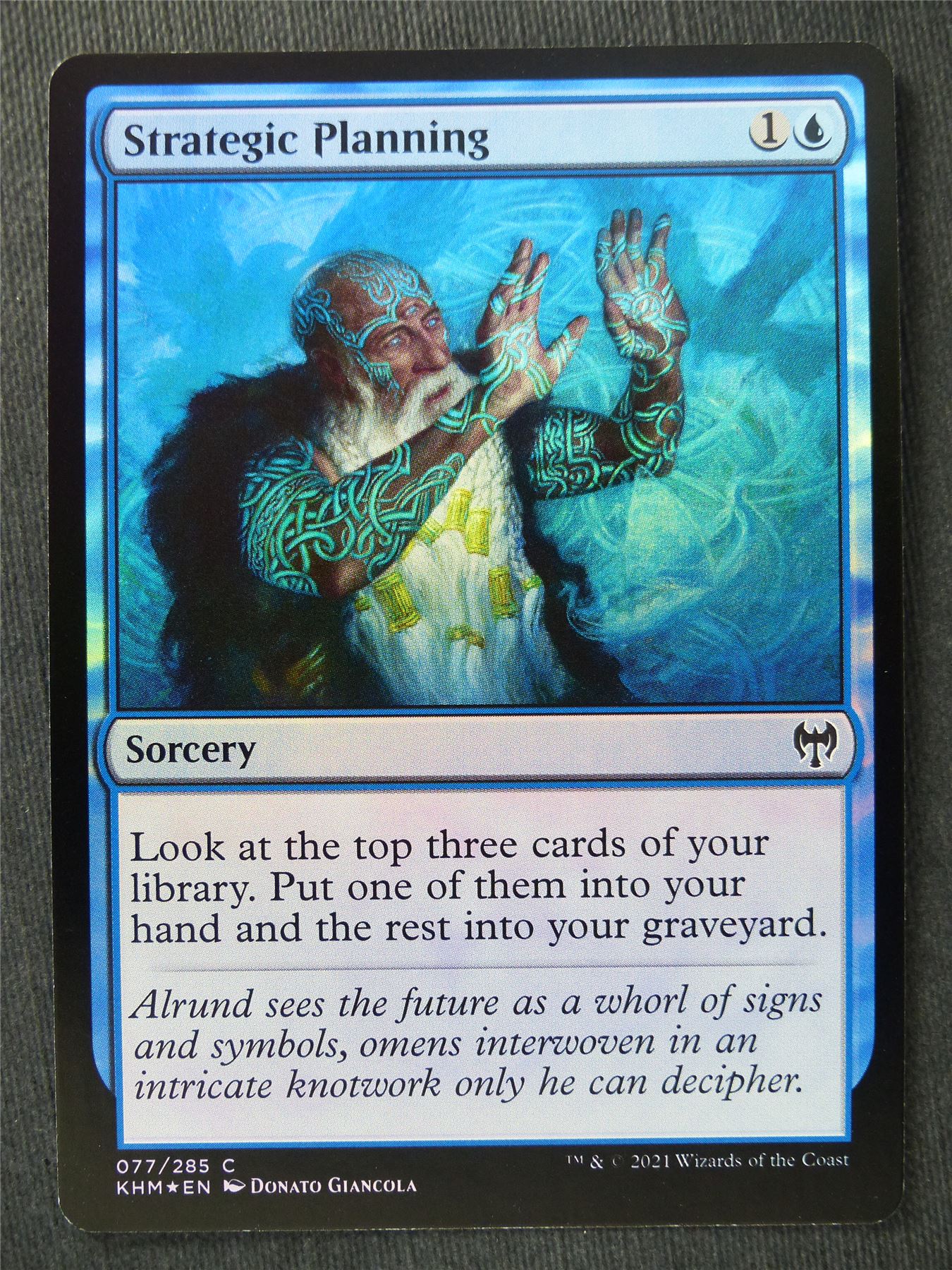 Strategic Planning Foil - Mtg Magic Cards #WU