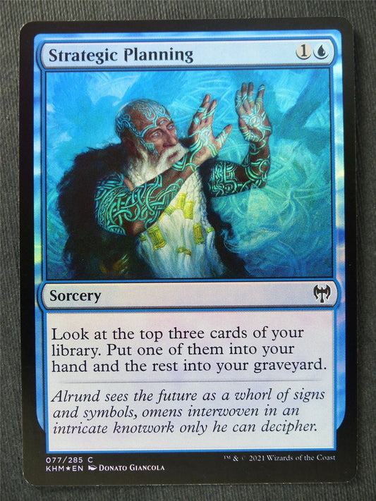 Strategic Planning Foil - Mtg Magic Cards #WU