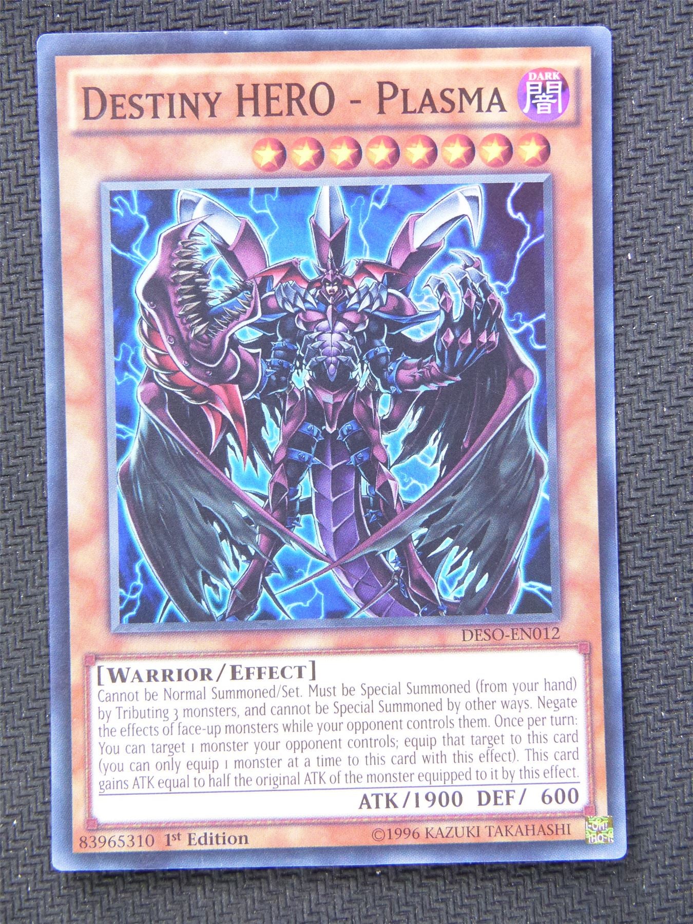 Destiny Hero Plasma DESO - Super Rare - Yugioh Card #5NT