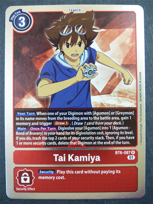 Tai Kamiya BT6 R - Digimon Card #517