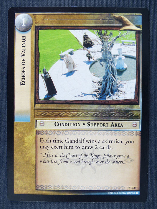 Echoes of Valinor 7 C 34 - LotR Cards #3JY