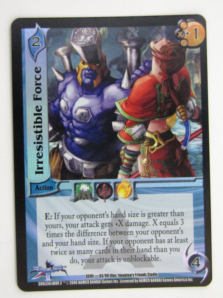 UFS Cards: IRRESISTIBLE FORCE 03/99 RARE FOIL # 28G90