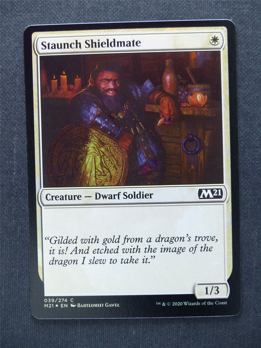 Staunch Shieldmate Foil - Mtg Magic Cards #JU