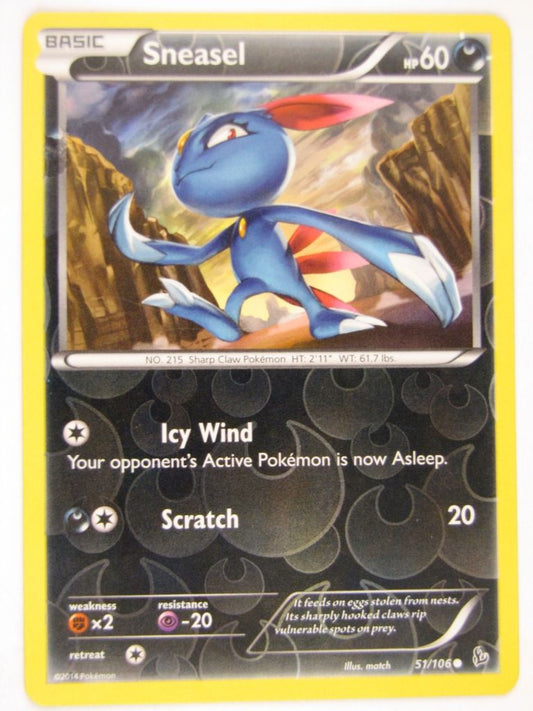 Pokemon Cards: SNEASEL 51/106 foil:Flashfire