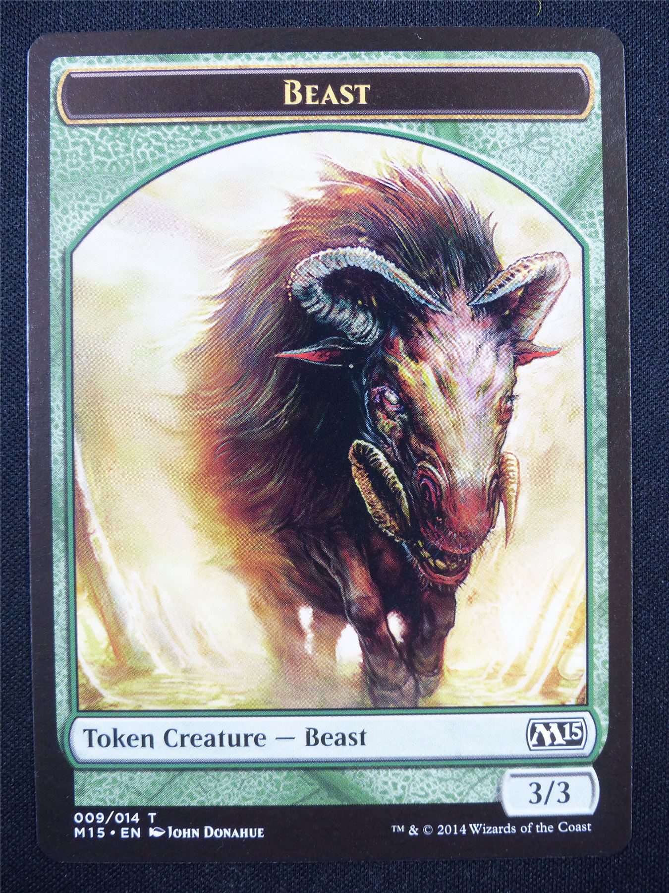 Beast Token - Mtg Card #2CM