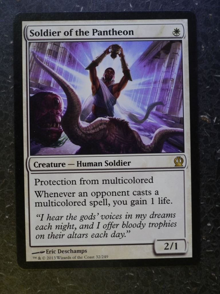 MTG Magic Cards: SOLDIER OF THE PANTHEON # 6F5