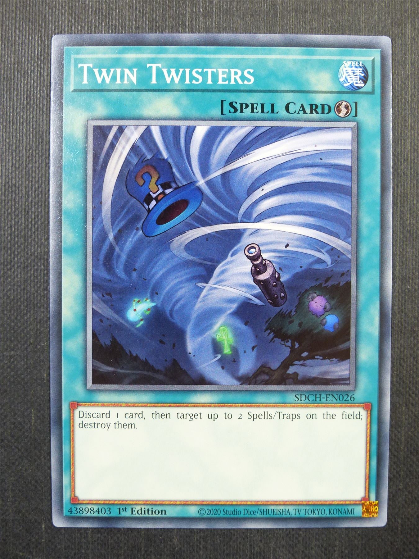 Twin Twisters SDCH - 1st ed Yugioh Card #3YK