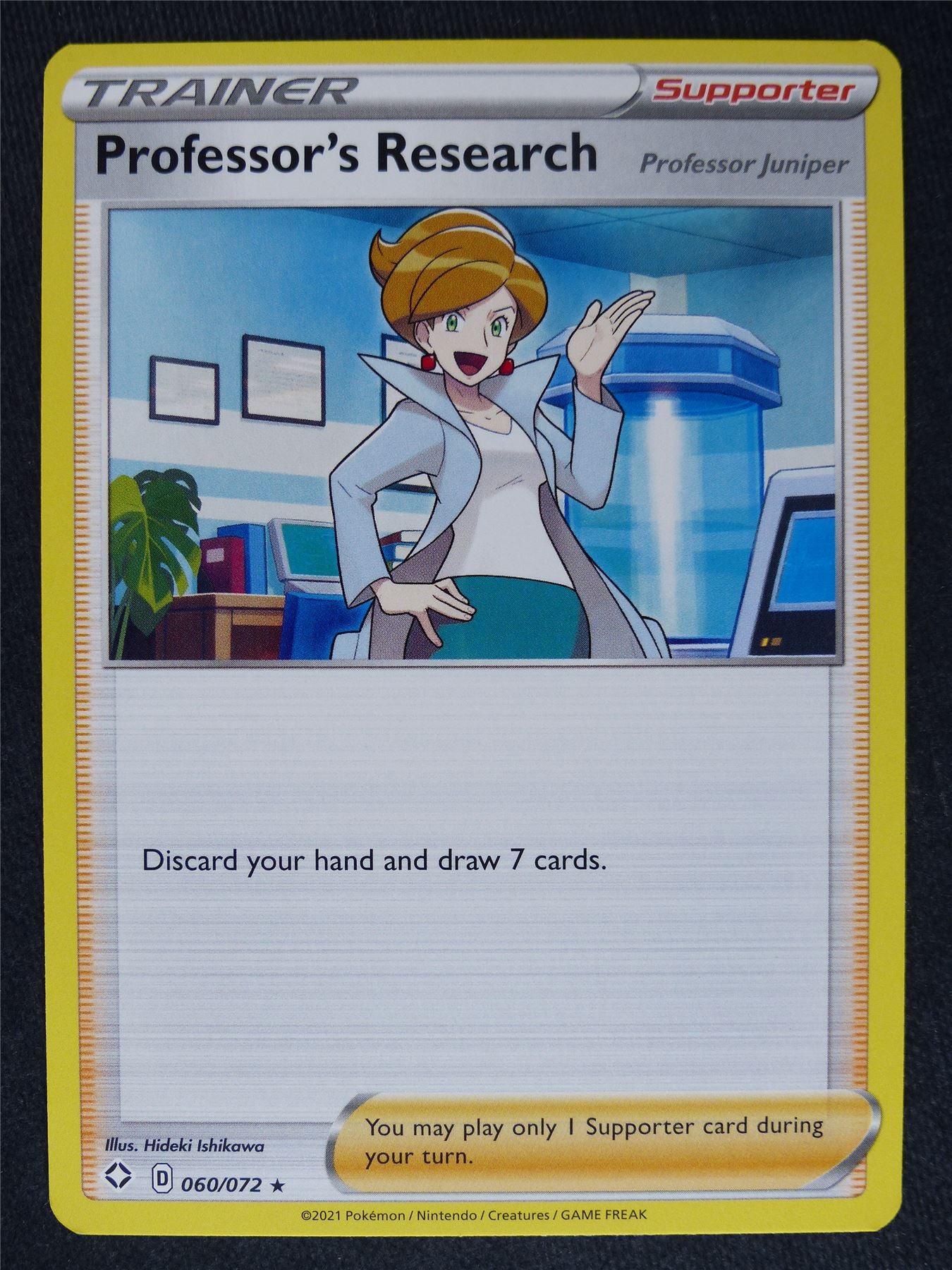 Professor's Research 060/072 - Pokemon Cards #I